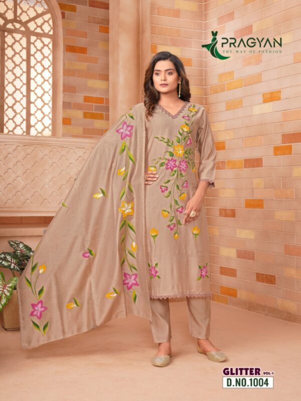 PRAGYAN GLITTER VOL 1 ROMAN SILK READYMADE KURTI 8.jpg