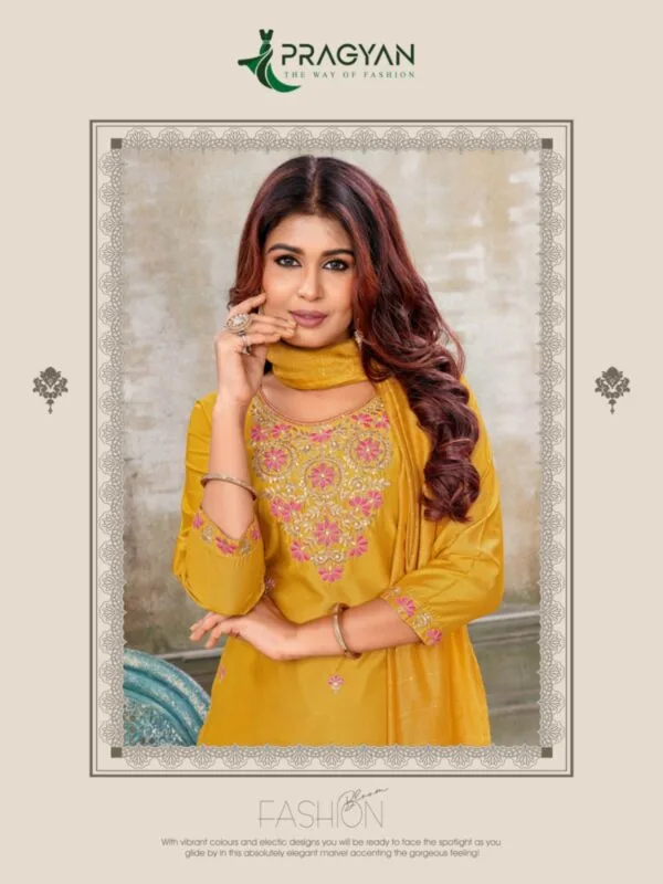 PRAGYAN RESHAM VOL 1 HEAVY CHANDERI KURTI 10.jpg