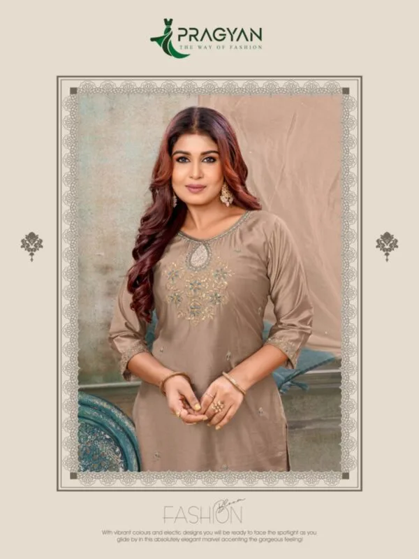 PRAGYAN RESHAM VOL 1 HEAVY CHANDERI KURTI 13.jpg