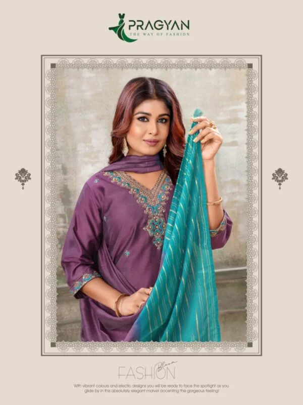 PRAGYAN RESHAM VOL 1 HEAVY CHANDERI KURTI 7.jpg