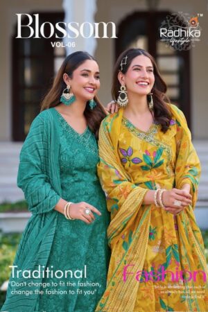 RADHIKA LIFESTYLE BLOSSOM VOL 6 COTTON PRINT KURTI 1.jpg