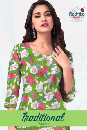 RADHIKA LIFESTYLE TRADITIONAL VOL 6 COTTON KURTI 7.jpg