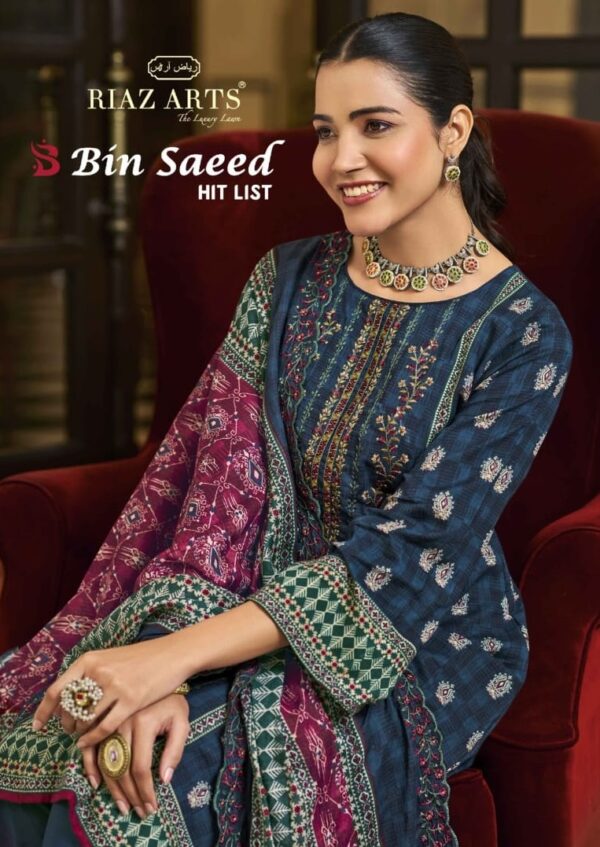 RIAZ ARTS BIN SAEED HITLIST COTTON PRINTED SUITS 2.jpg