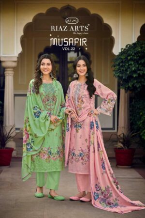 RIAZ ARTS MUSAFIR VOL 22 PURE LAWN KARACHI SUITS 1.jpg