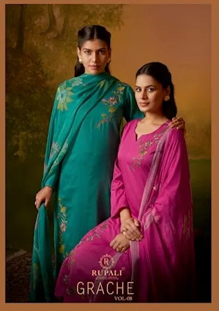 RUPALI FASHION GRACHE VOL 8 JAAM SATIN SUITS 1.jpg