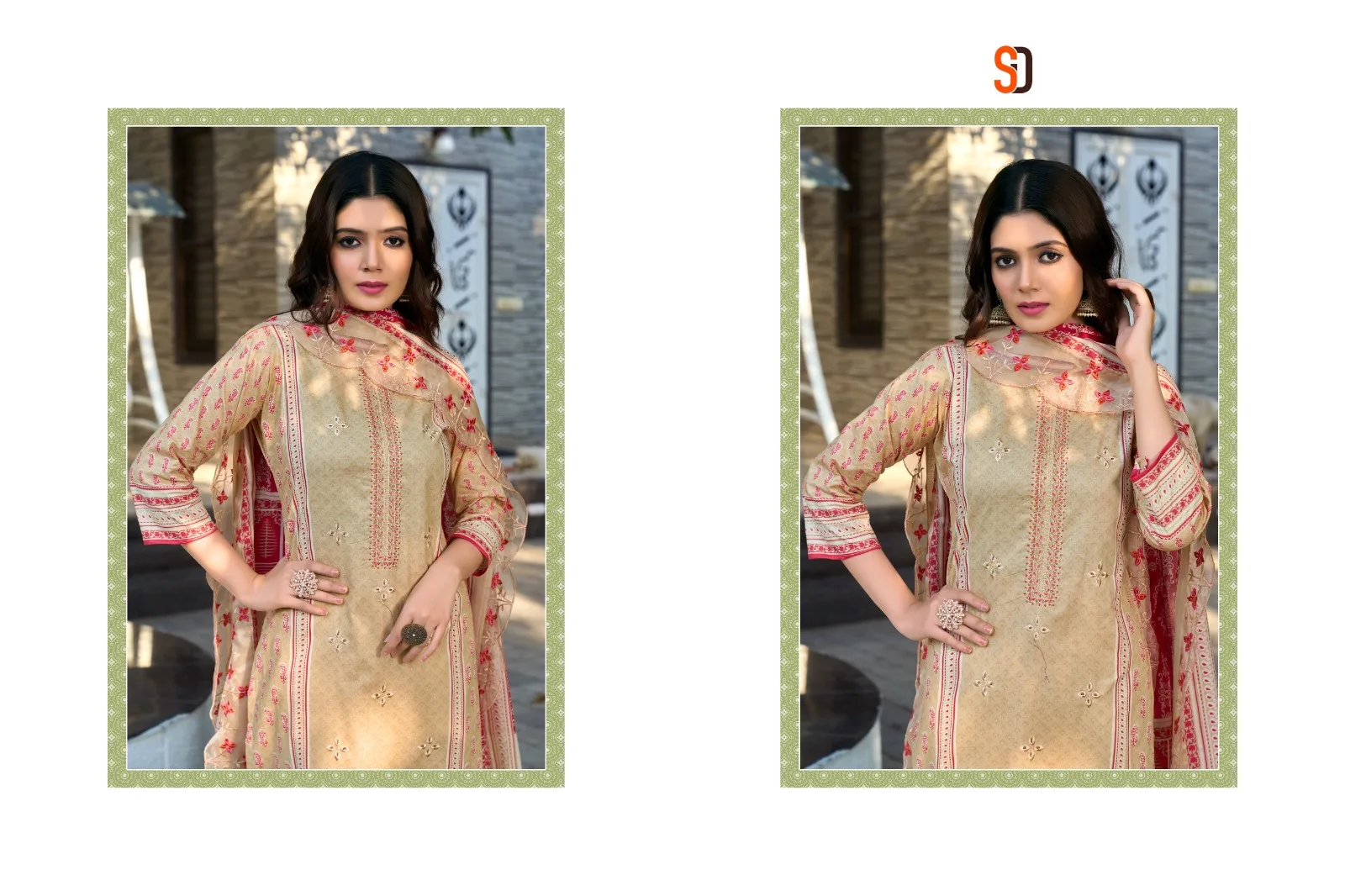 SHRADDHA DESIGNER BIN SAEED VOL 14 COTTON SUITS 2.jpg