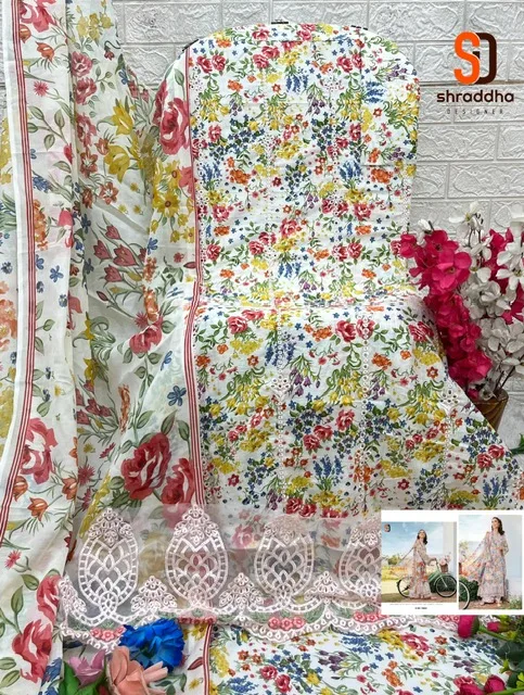 SHRADDHA DESIGNER MARIA B VOL 19 CHIKANKARI SUITS 4.jpg