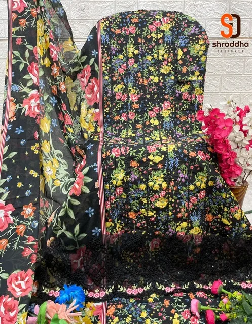 SHRADDHA DESIGNER MARIA B VOL 19 CHIKANKARI SUITS 5.jpg