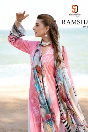 Home Rehmat Boutique Buy Ethnic Suits Online for Weddings SHRADDHA DESIGNER RAMSHA VOL 1 PURE COTTON SUITS 1.jpg