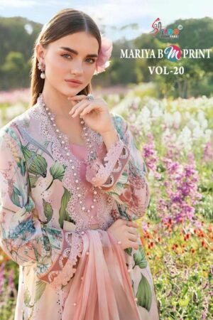 Home Rehmat Boutique Buy Ethnic Suits Online for Weddings SHREE FABS MARIYA B M PRINT VOL 20 PAKISTANI SUITS 3.jpg