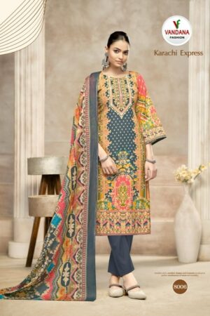VANDANA FASHION KARACHI EXPRESS VOL 8 COTTON SUITS 1.jpg