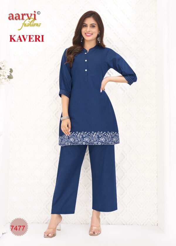 AARVI FASHION KAVERI VOL 1 EMBROIDERY CO ORD SET 9.jpg