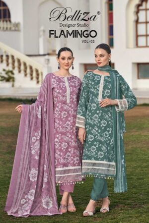 BELLIZA DESIGNER FLAMINGO VOL 2 PURE COTTON SUITS 9.jpg