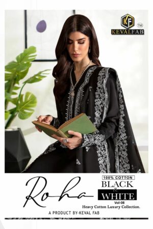 KEVAL FAB ROHA BLACK WHITE VOL 8 KARACHI SUITS 5.jpg