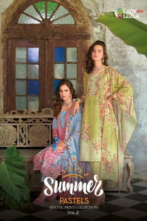 LADY LEELA SUMMER PASTELS VOL 2 PURE COTTON KURTI 7.jpg