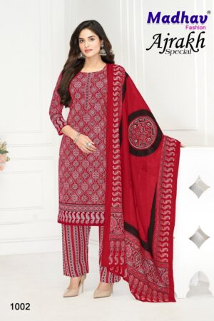 MADHAV FASHION AJRAKH SPECIAL Rehmat Boutique  MADHAV FASHION AJRAKH SPECIAL DRESS MATERIAL 2.jpg