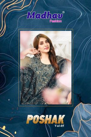 MADHAV POSHAK VOL 5 Rehmat Boutique MADHAV POSHAK VOL 5 WHOLESALE RATE 4.jpg