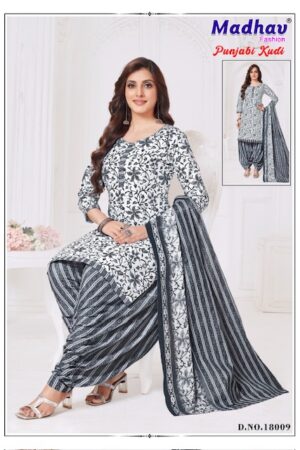 MADHAV PUNJABI KUDI VOL 18 COTTON PRINTED SUITS 1.jpg