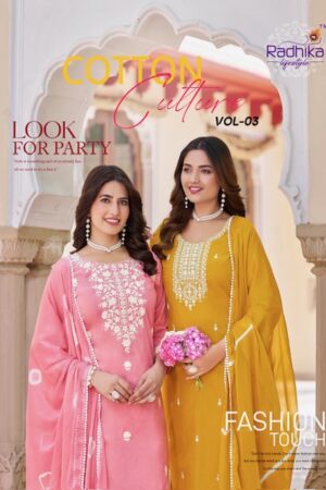 RADHIKA LIFESTYLE COTTON CULTURE VOL 3 FANCY KURTI 1.jpg