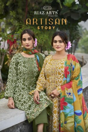 RIAZ ARTS ARTISAN STORY PURE LAWN PRINTED SUITS 1.jpg