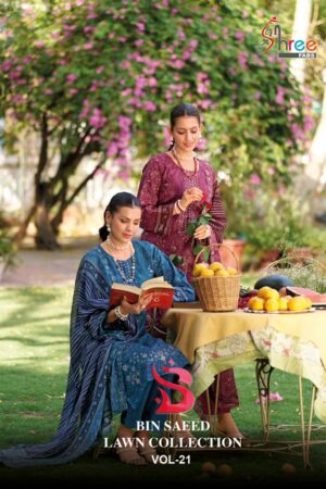 SHREE FABS BIN SAEED VOL 21 Rehmat Boutique  SHREE FABS BIN SAEED VOL 21 LAWN COLLECTION 16.jpg