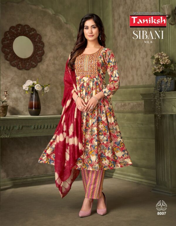 TANIKSH SIBANI VOL 8 READYMADE ANARKALI STYLE KURTI 4.jpg