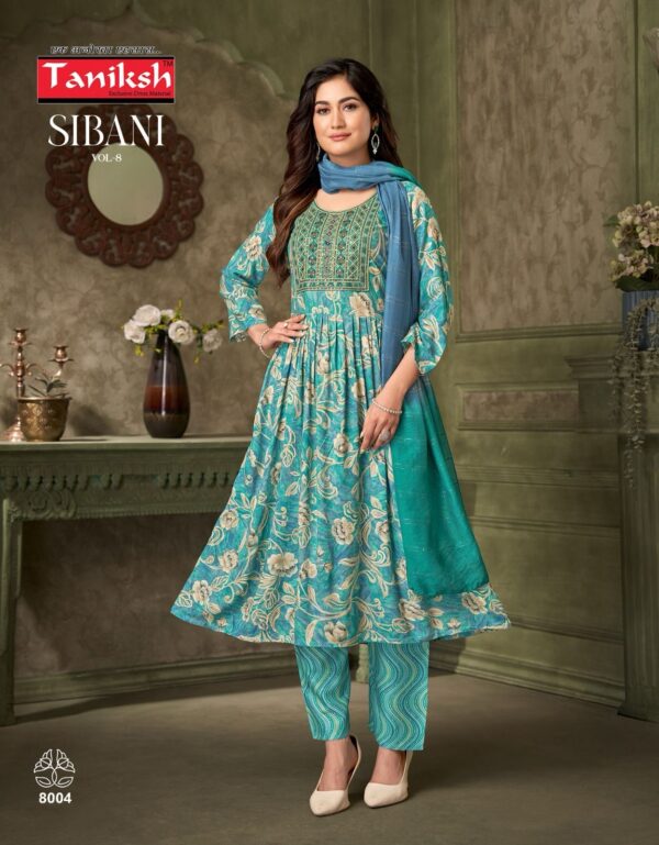 TANIKSH SIBANI VOL 8 READYMADE ANARKALI STYLE KURTI 5.jpg
