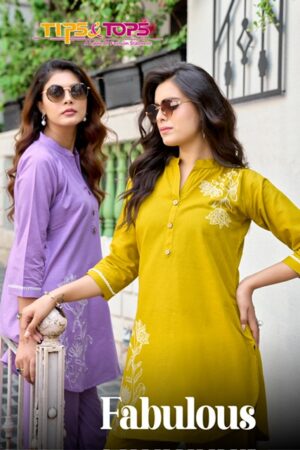 TIPS & TOPS FABULOUS  Rehmat Boutique  TIPS TOPS FABULOUS CORD SET WHOLESALER 2.jpg