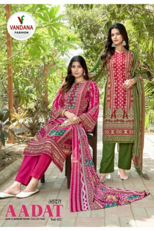 VANDANA FASHION AADAT VOL 2 VISCOSE PRINTED SUITS 8.jpg