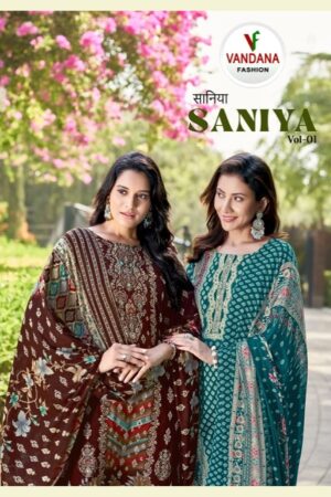 VANDANA FASHION SANIYA VOL 1 RAYON SALWAR SUITS 8.jpg