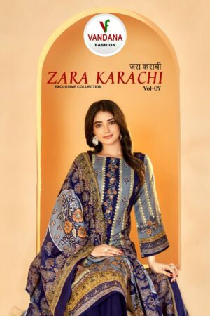VANDANA ZARA KARACHI VOL 7 COTTON SUITS CATALOG 9.jpg