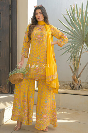 Shivali S4u Mustard Magic-Sharara Set New Arrival 2025 Rehmat Boutique 626.jpg