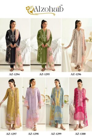 ALZOHAIB AZ-1294 TO AZ-1300 Rehmat Boutique  ALZOHAIB AZ 1294 TO AZ 1300 PAKISTANI SUITS 8.jpg