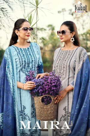 ISHAAL PRINTS MAIRA VOL 3 Rehmat Boutique  ISHAAL PRINTS MAIRA VOL 3 BEST RATE SURAT 8.jpg