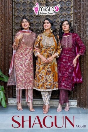 MYSTIC 9 SHAGUN VOL 18 Rehmat Boutique  MYSTIC 9 SHAGUN VOL 18 RAYON PRINTED KURTI SUPPLIER 8.jpg