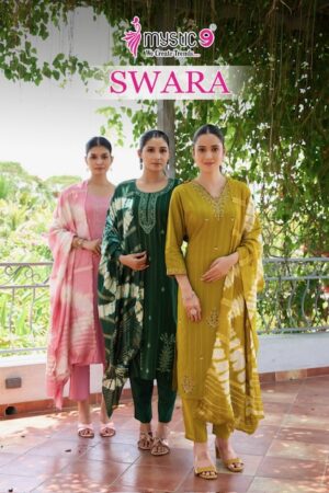 MYSTIC 9 SWARA VOL 3 Rehmat Boutique  MYSTIC 9 SWARA VOL 3 KURTI WHOLESALER 1.jpg