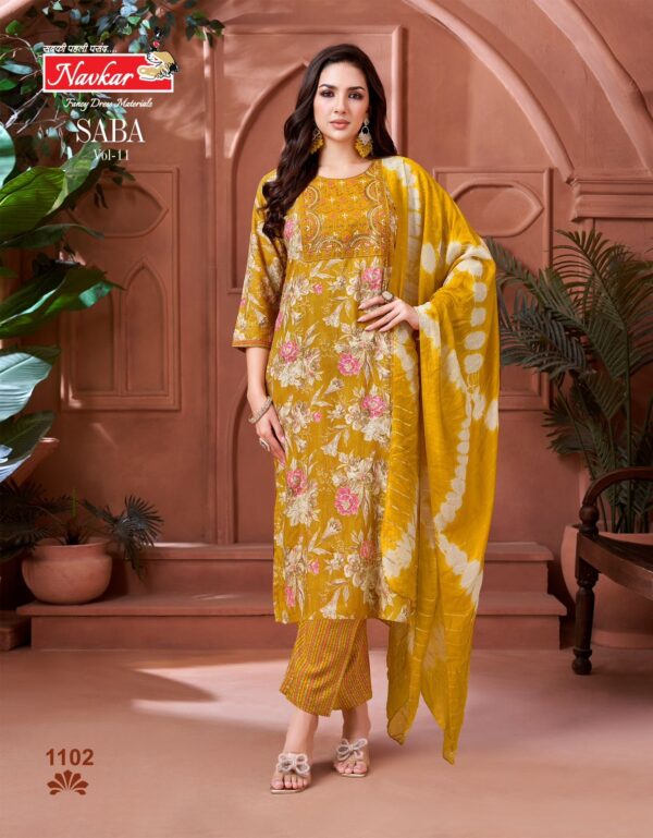 NAVKAR SABA VOL 11 Rehmat Boutique  NAVKAR SABA VOL 11 KURTI WHOLESALER SURAT 3.jpg