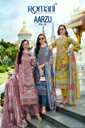 Home Rehmat Boutique Buy Ethnic Suits Online for Weddings ROMANI AARZU VOL 19 Rehmat Boutique ROMANI AARZU VOL 19 PURE COTTON SUITS CATALOGUE 2.jpg