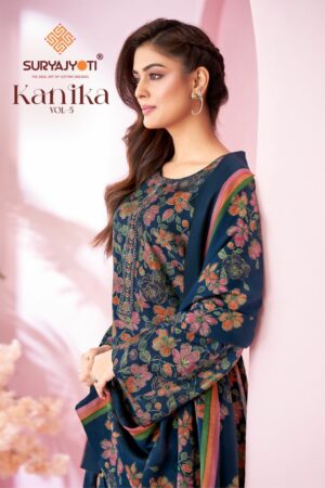 SURYAJYOTI KANIKA VOL 5 Rehmat Boutique  SURYAJYOTI KANIKA VOL 5 PURE MODAL EMBROIDERY SUITS 1.jpg