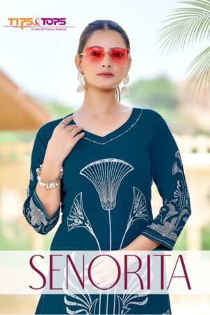 TIPS & TOPS SENORITA Rehmat Boutique  TIPS TOPS SENORITA KURTI WHOLESALER SURAT 6.jpg
