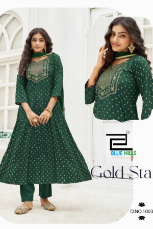 BLUE HILLS GOLD STAR Rehmat Boutique  BLUE HILLS GOLD STAR KURTI WHOLESALER 2.jpg