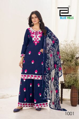 BLUE HILLS PINK LOTUS Rehmat Boutique  BLUE HILLS PINK LOTUS KURTI WHOLESALER 3.jpg