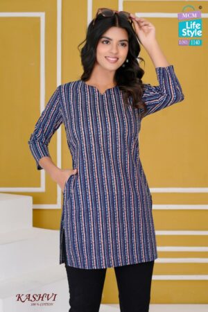 Home Rehmat Boutique Buy Ethnic Suits Online for Weddings MCM LIFESTYLE KASHVI Rehmat Boutique MCM LIFESTYLE KASHVI COTTON SHORT KURTI CATALOGUE 2.jpg