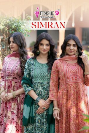 MYSTIC 9 SIMRAN VOL 1 Rehmat Boutique  MYSTIC 9 SIMRAN VOL 1 KURTI WHOLESALER SURAT 1.jpg