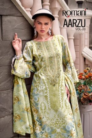 Home Rehmat Boutique Buy Ethnic Suits Online for Weddings ROMANI AARZU VOL 20 Rehmat Boutique ROMANI AARZU VOL 20 PURE COTTON SUITS CATALOGUE 3.jpg