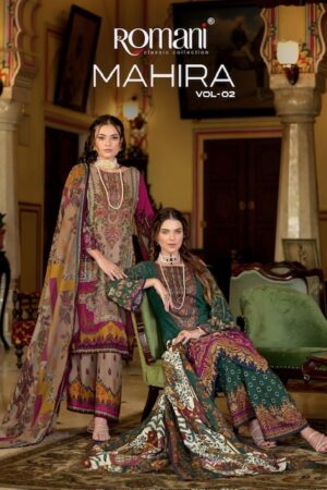 ROMANI MAHIRA VOL 2 Rehmat Boutique  ROMANI MAHIRA VOL 2 SOFT COTTON PRINTED SUITS 3.jpg