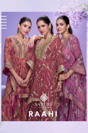SAYURI DESIGNER RAAHI Rehmat Boutique  SAYURI DESIGNER RAAHI GEORGETTE FANCY SUITS 6.jpg