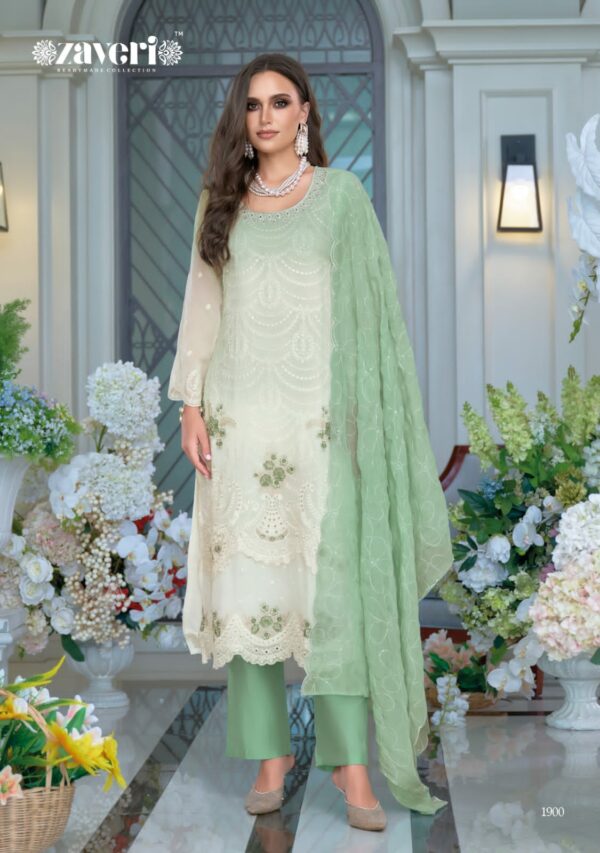 ZAVERI FEMINA VOL 4 COLOR EDITION Rehmat Boutique  ZAVERI FEMINA VOL 4 COLOR EDITION ORGANZA SUITS 6.jpg