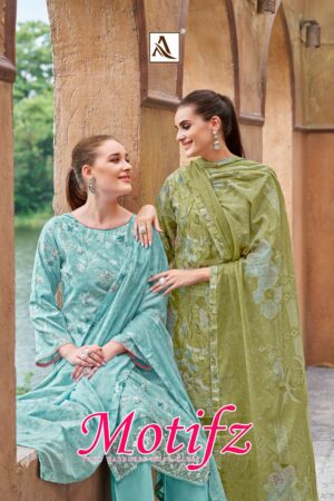 ALOK SUITS MOTIFZ Rehmat Boutique  ALOK SUITS MOTIFZ WHOLESALE PRICE SURAT 8.jpg