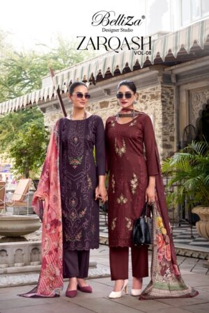 BELLIZA DESIGNER ZARQASH VOL 8 Rehmat Boutique  BELLIZA DESIGNER ZARQASH VOL 8 WHOLESALE 8.jpg